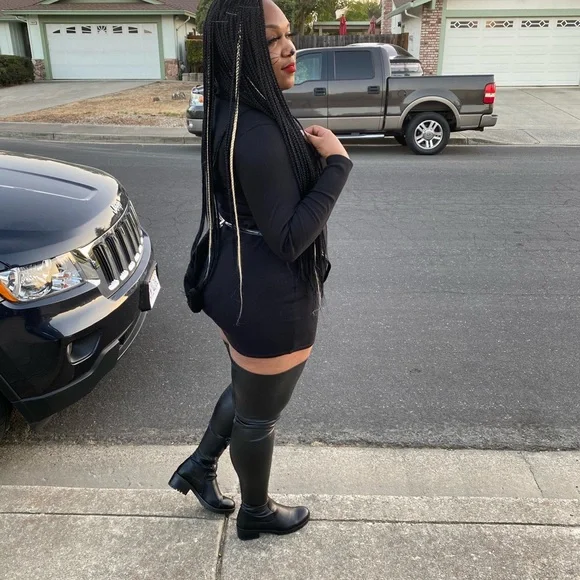 *SOLD* Azalea Wang AKIRA Thigh High Boot